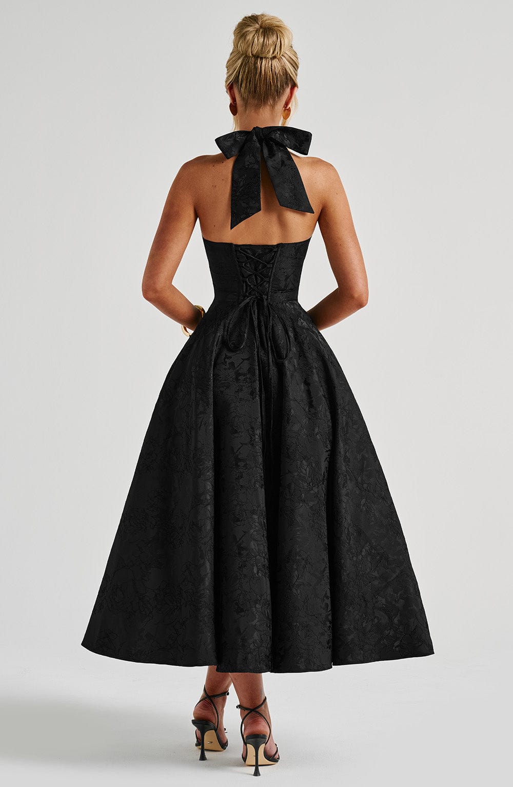 Effie Midi Dress Black